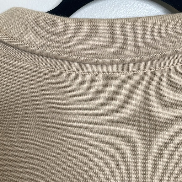 Lauren Ralph Lauren Black Label Cotton Blend Knit Blazer Jacket Tan Size 1X - Picture 9 of 15